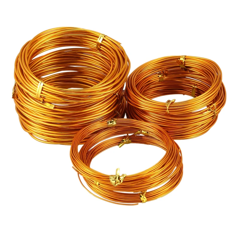 9 Rolls Bonsai Wires Anodized Aluminum Bonsai Training Wire Set with 3 Sizes (1.0 mm, 1.5 mm, 2.0 mm), Total 147 Feet Gold
9 Rolls Bonsai Wires Anodized Aluminum Bonsai Training Wire Set with 3 Sizes (1.0 mm, 1.5 mm, 2.0 mm), Total 147 Feet Gold