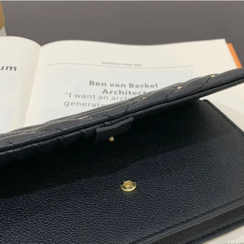 Ladies New 2021 Rivet Wallet Large Capacity Ladies Long Clutch Fashion Rivet Wallet Pu Women Wallet Money Bag High Capacity 
Ladies New 2021 Rivet Wallet Large Capacity Ladies Long Clutch Fashion Rivet Wallet Pu Women Wallet Money Bag High Capacity
