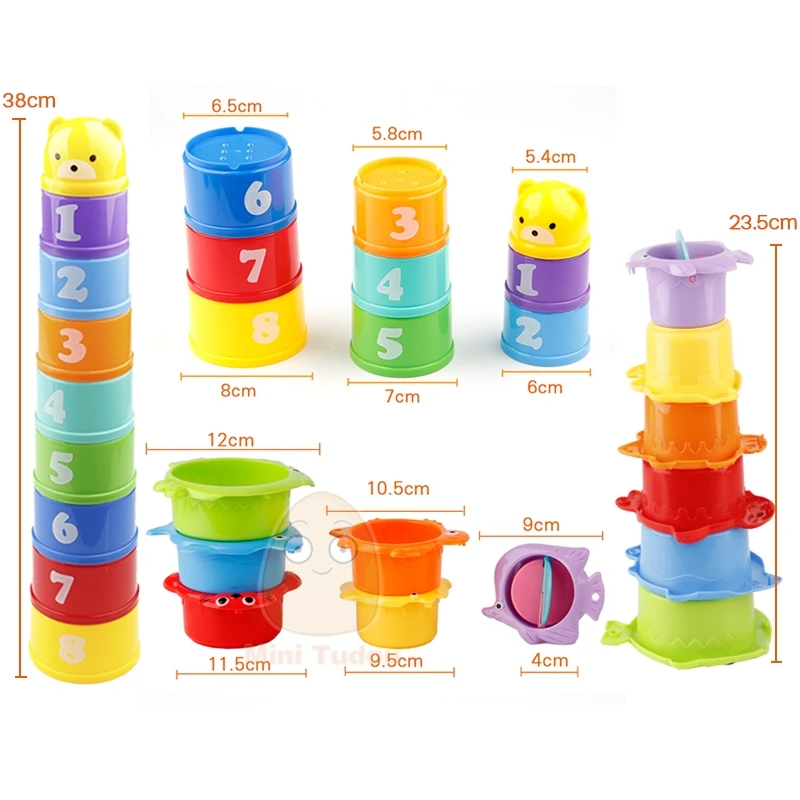 Stack Cup Educational Baby Toys Rainbow Color Figures Folding Tower Funny Puzzle Piles Stacking Cup Letter Toy Kids Water Toys
Stack Cup Educational Baby Toys Rainbow Color Figures Folding Tower Funny Puzzle Piles Stacking Cup Letter Toy Kids Water Toys