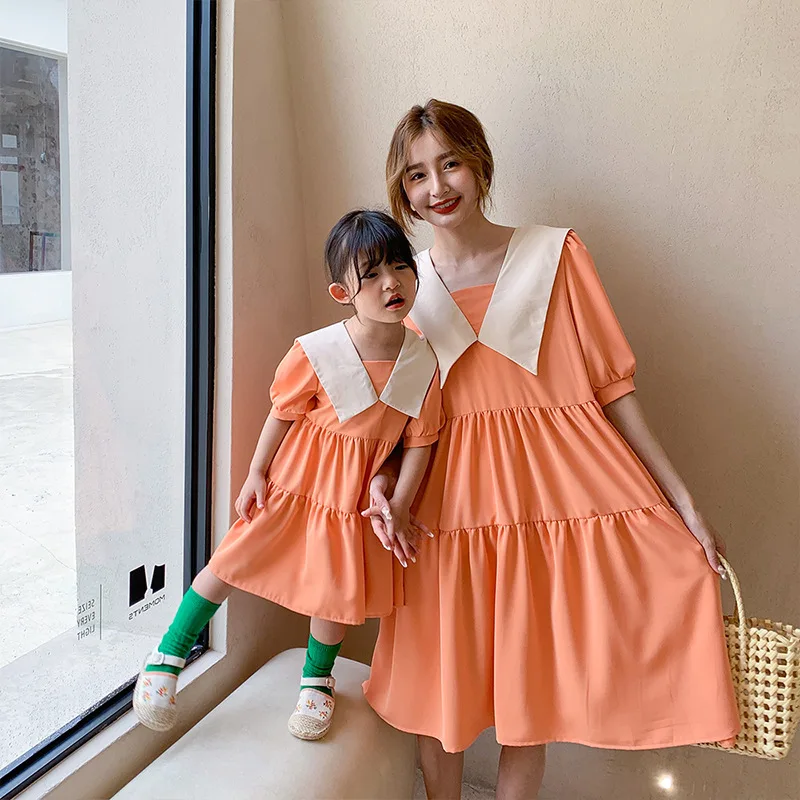 New Mother Kids Baby Girl Clothes Cotton Knee-length Dress Little Girl Princess Dress Matching Out 2021 Summer Family Style Fit
New Mother Kids Baby Girl Clothes Cotton Knee-length Dress Little Girl Princess Dress Matching Out 2021 Summer Family Style Fit