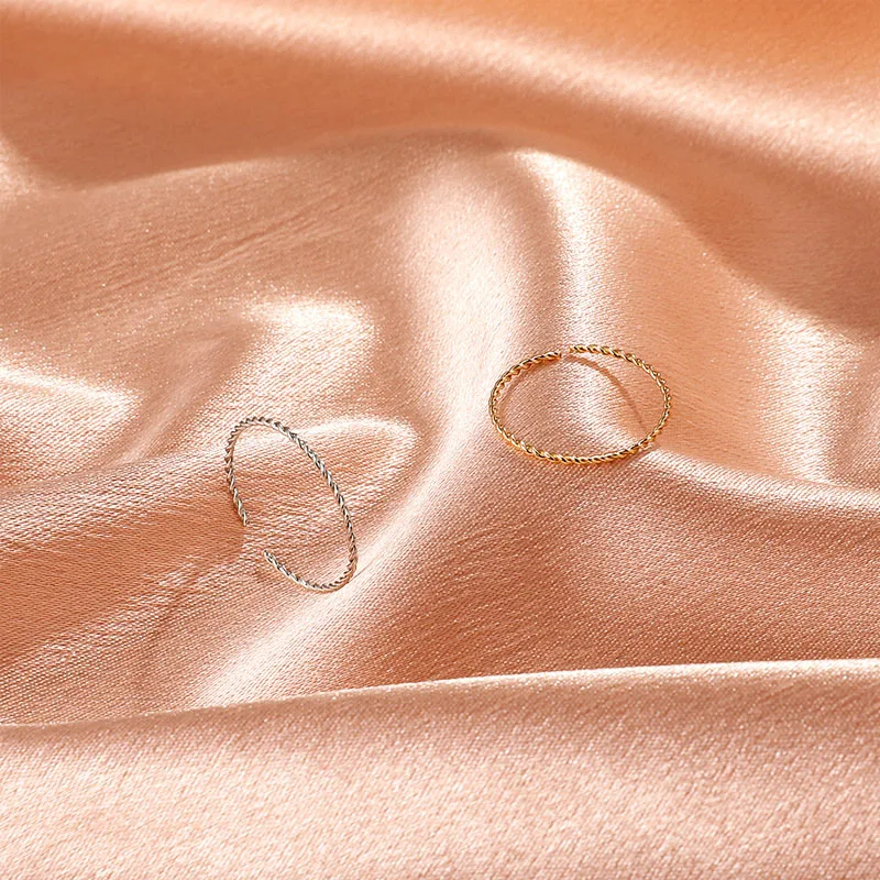 Twist Fine Thread Hiphop Gold Chain Rings For Women Girls Punk Geometric Simple Finger Rings 2022 Trend Jewelry Party
Twist Fine Thread Hiphop Gold Chain Rings For Women Girls Punk Geometric Simple Finger Rings 2022 Trend Jewelry Party