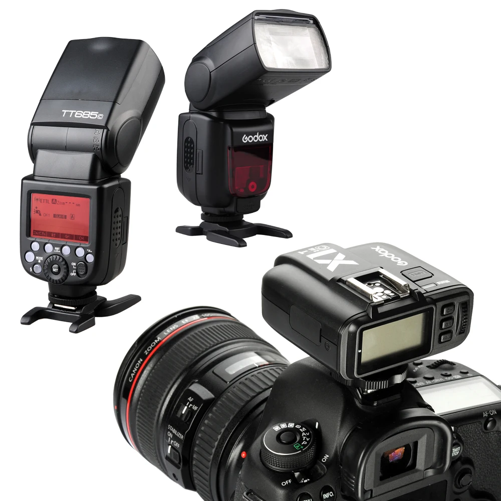 Беспроводной триггер вспышки Godox X1R-C X1R-S TTL 2 4G для Фотоаппарата Canon Nikon Sony Olymous Fuji |