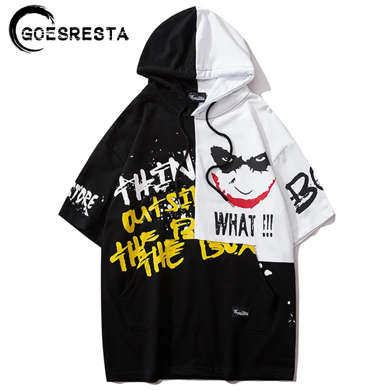 Men Hooded Sweatshirt Hip Hop Streetwear English Funny Print Summer Short Sleeve Hoodie Casual Harajuku Hoodie Pullover Men
Men Hooded Sweatshirt Hip Hop Streetwear English Funny Print Summer Short Sleeve Hoodie Casual Harajuku Hoodie Pullover Men
