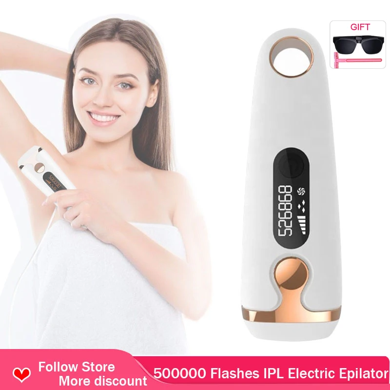 500000 Flashes IPL laser hair removal machine laser epilator hair removal permanent bikini trimmer electric depilador for Women
500000 Flashes IPL laser hair removal machine laser epilator hair removal permanent bikini trimmer electric depilador for Women
