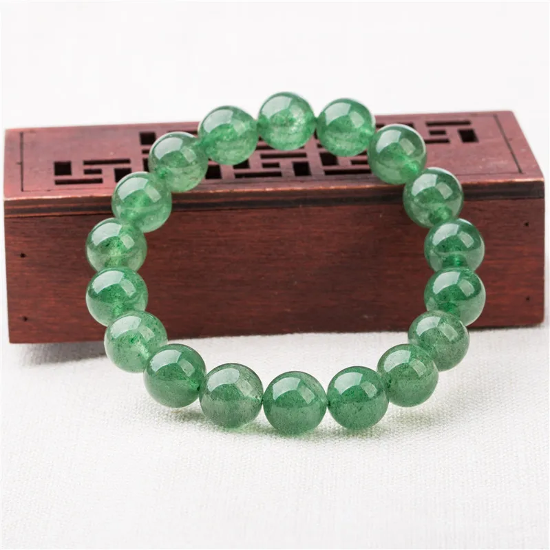 Ketang Natural Crystal Green Strawberry Crystal Single Circle Bracelet Bracelet Men's and Women's New Special Offer
Ketang Natural Crystal Green Strawberry Crystal Single Circle Bracelet Bracelet Men's and Women's New Special Offer
