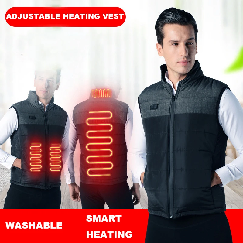 Уличный жилет с инфракрасным подогревом Usb, унисекс, мужская и женская куртка, жилет с электрическим подогревом, зимний теплый хлопковый пуховик, верхняя одежда
Уличный жилет с инфракрасным подогревом Usb, унисекс, мужская и женская куртка, жилет с электрическим подогревом, зимний теплый хлопковый пуховик, верхняя одежда