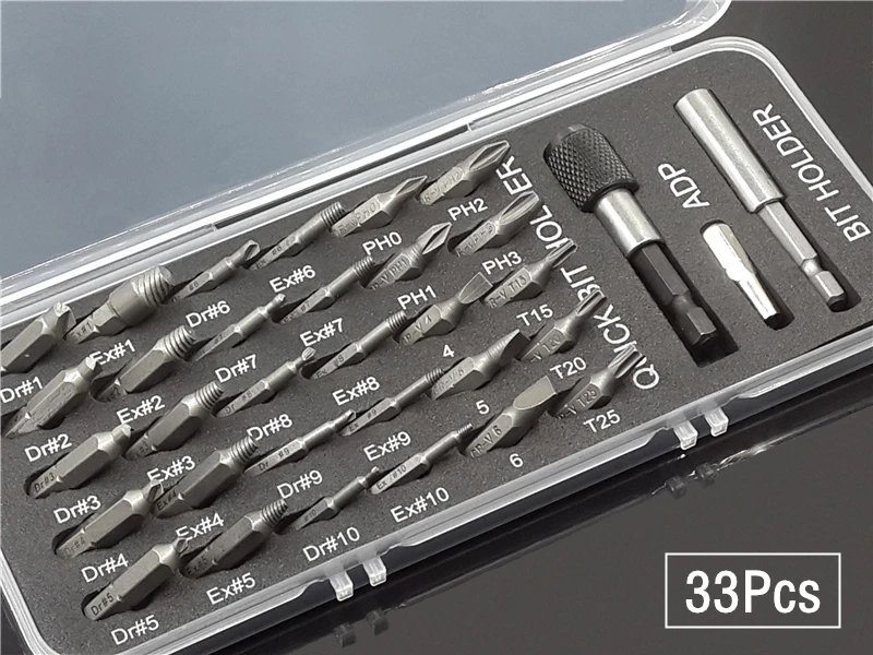 22Pcs Set Extractor Screwdriver Remover Purpose Tools Disassemble Screws Bolt Stud Slip Teeth Damaged Demolish Stripped Broken 
22Pcs Set Extractor Screwdriver Remover Purpose Tools Disassemble Screws Bolt Stud Slip Teeth Damaged Demolish Stripped Broken