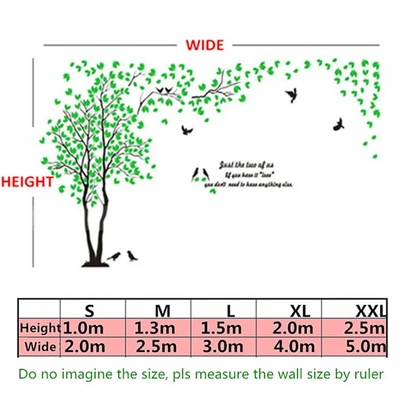 Large Size Wall Sticker Tree Decorative 3D DIY Art TV Background Wall Poster Home Decor Living Room Acrylic Wall stickers
Large Size Wall Sticker Tree Decorative 3D DIY Art TV Background Wall Poster Home Decor Living Room Acrylic Wall stickers