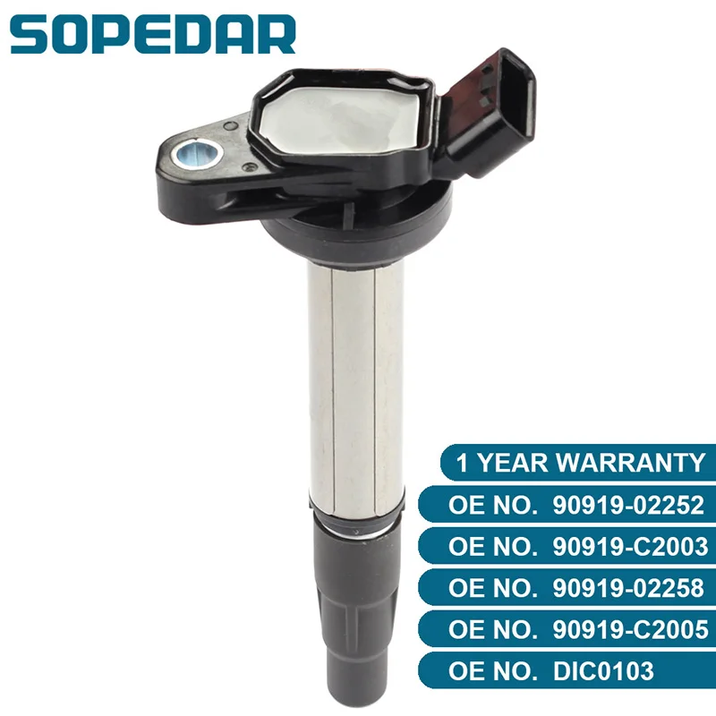 Катушка зажигания sopdesre 90919-02252 для Toyota YARIS/VITZ 1.8L RIO II Saloon JB VERNA III Corolla Matrix 90919-C2003 90919-02258
Катушка зажигания sopdesre 90919-02252 для Toyota YARIS/VITZ 1.8L RIO II Saloon JB VERNA III Corolla Matrix 90919-C2003 90919-02258