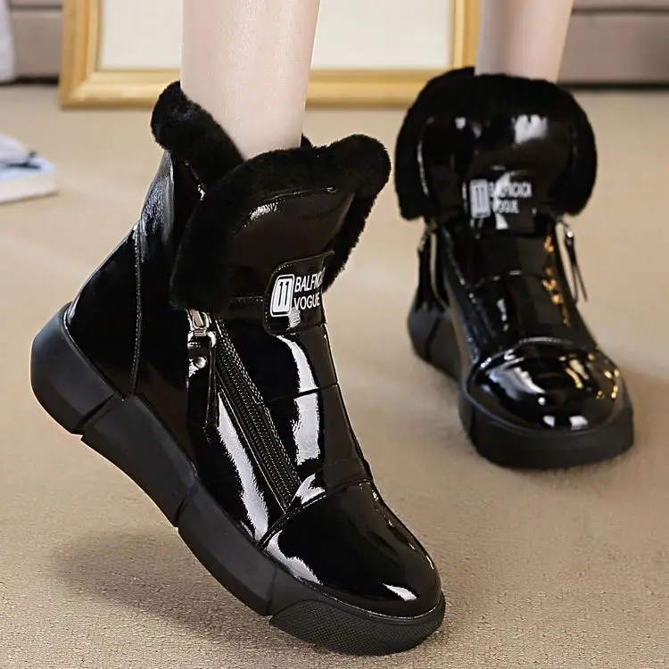 New Women Snow Boots Winter Fashion Women Ankle Boots Platform Keep Warm Ankle Winter Retro Zipper Short Plush Boots Botas Mujer
New Women Snow Boots Winter Fashion Women Ankle Boots Platform Keep Warm Ankle Winter Retro Zipper Short Plush Boots Botas Mujer