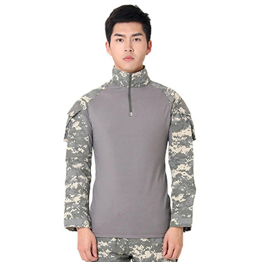 Men US Army Suit Tactical Military Uniform Camouflage ACU German Desert Combat Hunting Clothing Full Sleeve Airsoft Shirt Tops
Men US Army Suit Tactical Military Uniform Camouflage ACU German Desert Combat Hunting Clothing Full Sleeve Airsoft Shirt Tops