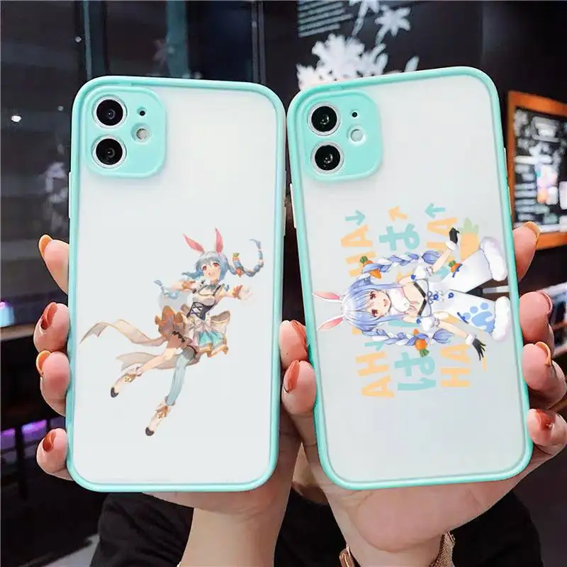 Hololive Usada Pekora gawr gura Phone Case For iPhone 12 11 Mini Pro XR XS Max 7 8 Plus X Matte transparent blue Back Cover
Hololive Usada Pekora gawr gura Phone Case For iPhone 12 11 Mini Pro XR XS Max 7 8 Plus X Matte transparent blue Back Cover