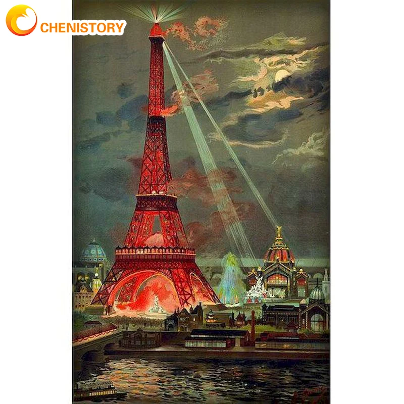 CHENISTORY Scenery Oil Paint By Numbers Red Tower DIY Paintings On Canvas With Frame Coloring For Drawing Adults Picture Decor
CHENISTORY Scenery Oil Paint By Numbers Red Tower DIY Paintings On Canvas With Frame Coloring For Drawing Adults Picture Decor