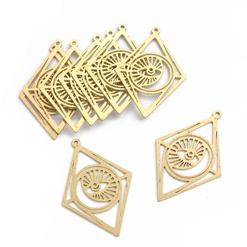 6pcs Raw Brass Religion Demon Eye Charms Hollow Charms Pendants For Women DIY Jewelry Accessories 42x28mm
6pcs Raw Brass Religion Demon Eye Charms Hollow Charms Pendants For Women DIY Jewelry Accessories 42x28mm