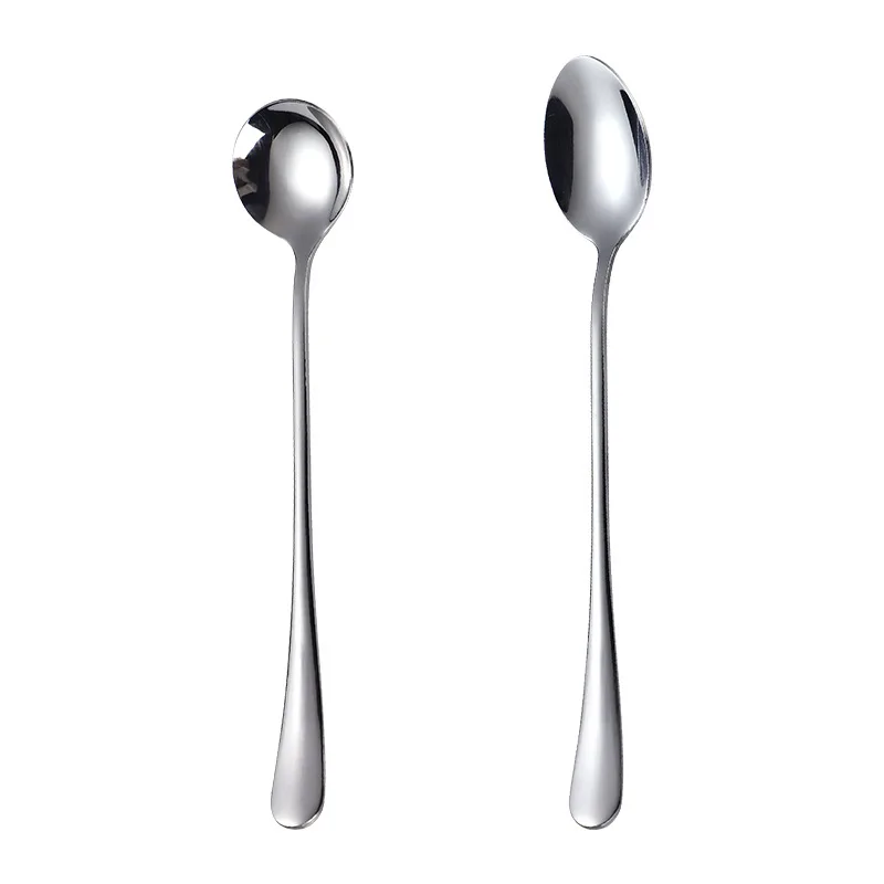 2021 New Stainless Steel Coffee Spoon Long Handle Tea Spoons Kitchen Hot Drinking Flatware
2021 New Stainless Steel Coffee Spoon Long Handle Tea Spoons Kitchen Hot Drinking Flatware