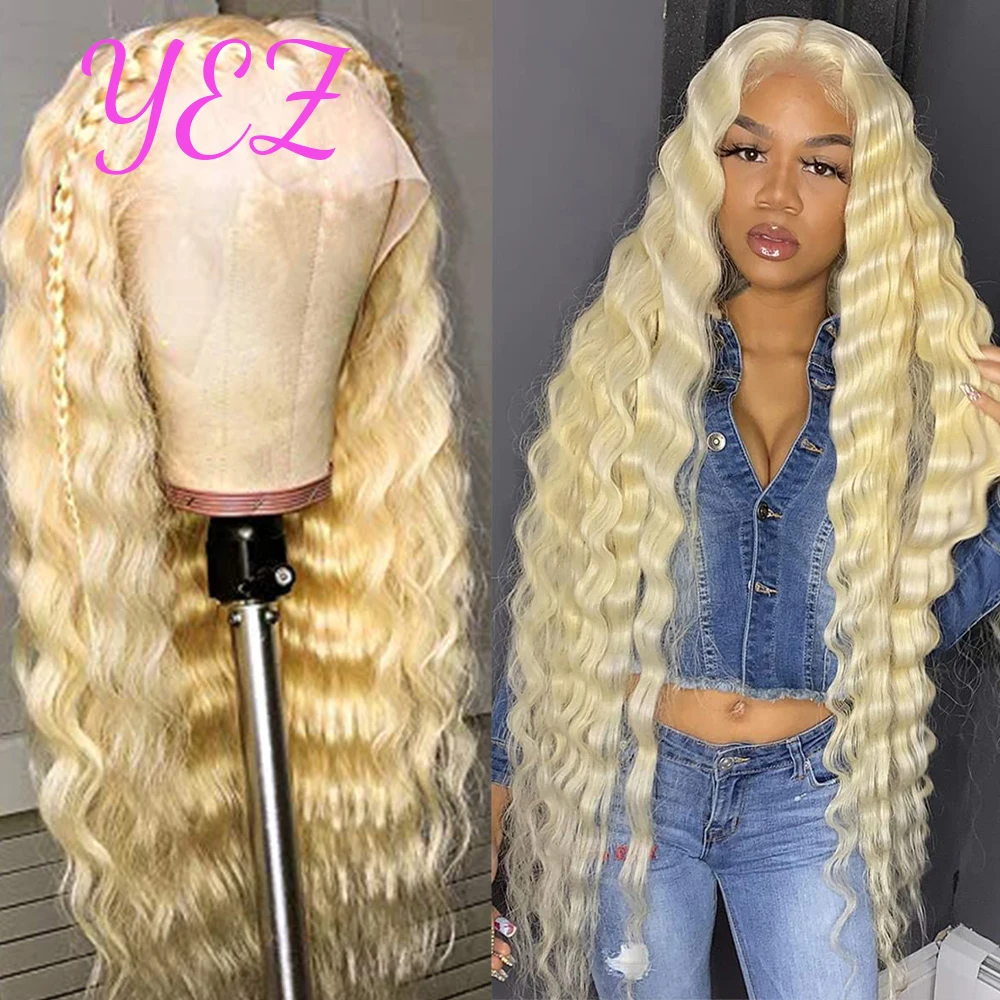 YEZ 613 Lace Frontal Wig 13×4 Deep Wave Frontal Wig brazilian 90 Inch Blonde Lace Front Wig Human Hair Y45218
YEZ 613 Lace Frontal Wig 13×4 Deep Wave Frontal Wig brazilian 90 Inch Blonde Lace Front Wig Human Hair Y45218