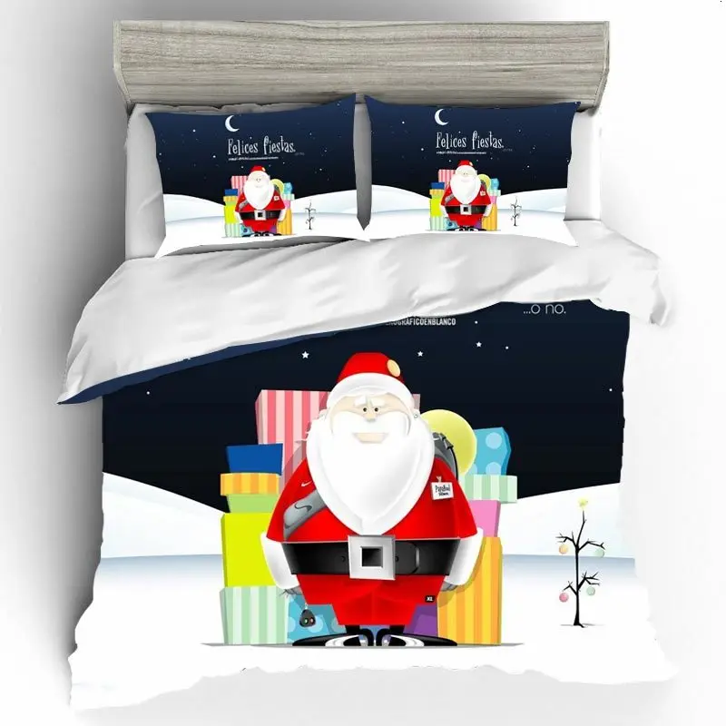 Пользовательские постельные принадлежности Кошмар перед Рождеством Комплект постельного белья пододеяльник простыни и комплект наволоче... 
Пользовательские постельные принадлежности Кошмар перед Рождеством Комплект постельного белья пододеяльник простыни и комплект наволоче...