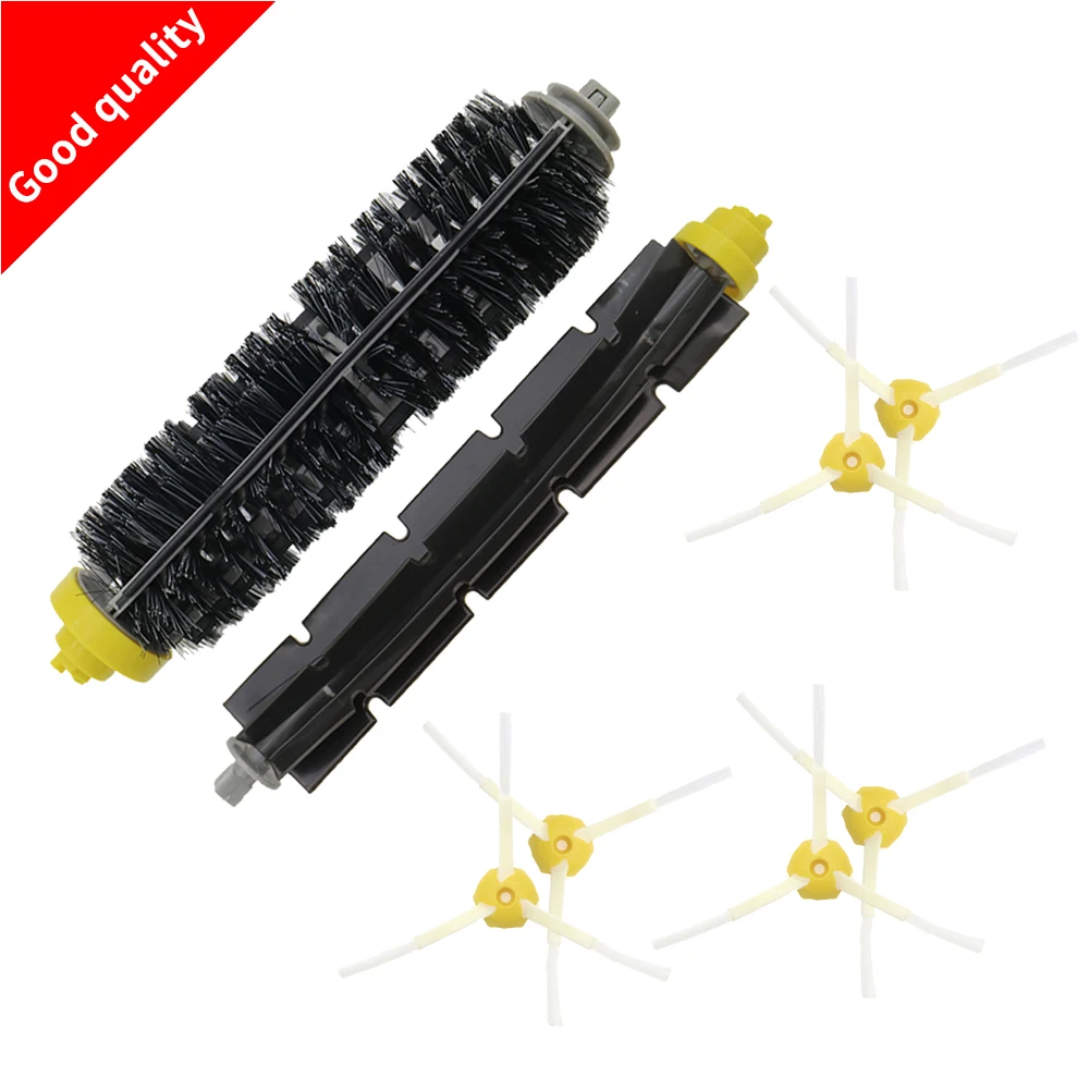 1 Bristle brush +1 Flexible Beater Brush +6 Side Brush for iRobot Roomba 600 700 Series Vacuum Cleaning Robots 760 770 780 790
1 Bristle brush +1 Flexible Beater Brush +6 Side Brush for iRobot Roomba 600 700 Series Vacuum Cleaning Robots 760 770 780 790