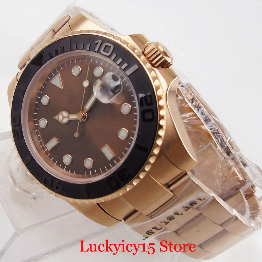 BLIGER Brand Automatic Men Wristwatch Date Window Rose Gold Deployment Clasp MIYOTA Movement
BLIGER Brand Automatic Men Wristwatch Date Window Rose Gold Deployment Clasp MIYOTA Movement