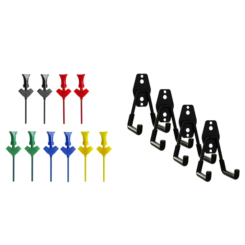 4PCS Garage Hooks,Garage Storage Hooks Utility Double Hooks With Mini SMD IC Test Hook Clip
4PCS Garage Hooks,Garage Storage Hooks Utility Double Hooks With Mini SMD IC Test Hook Clip