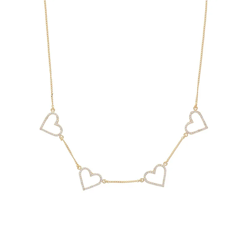 Hot Sale Sweet Hollow Heart Choker Necklaces Pave Bling 5a Cubic Zircon For Women Love Multi Hearts Collar Party Gifts
Hot Sale Sweet Hollow Heart Choker Necklaces Pave Bling 5a Cubic Zircon For Women Love Multi Hearts Collar Party Gifts