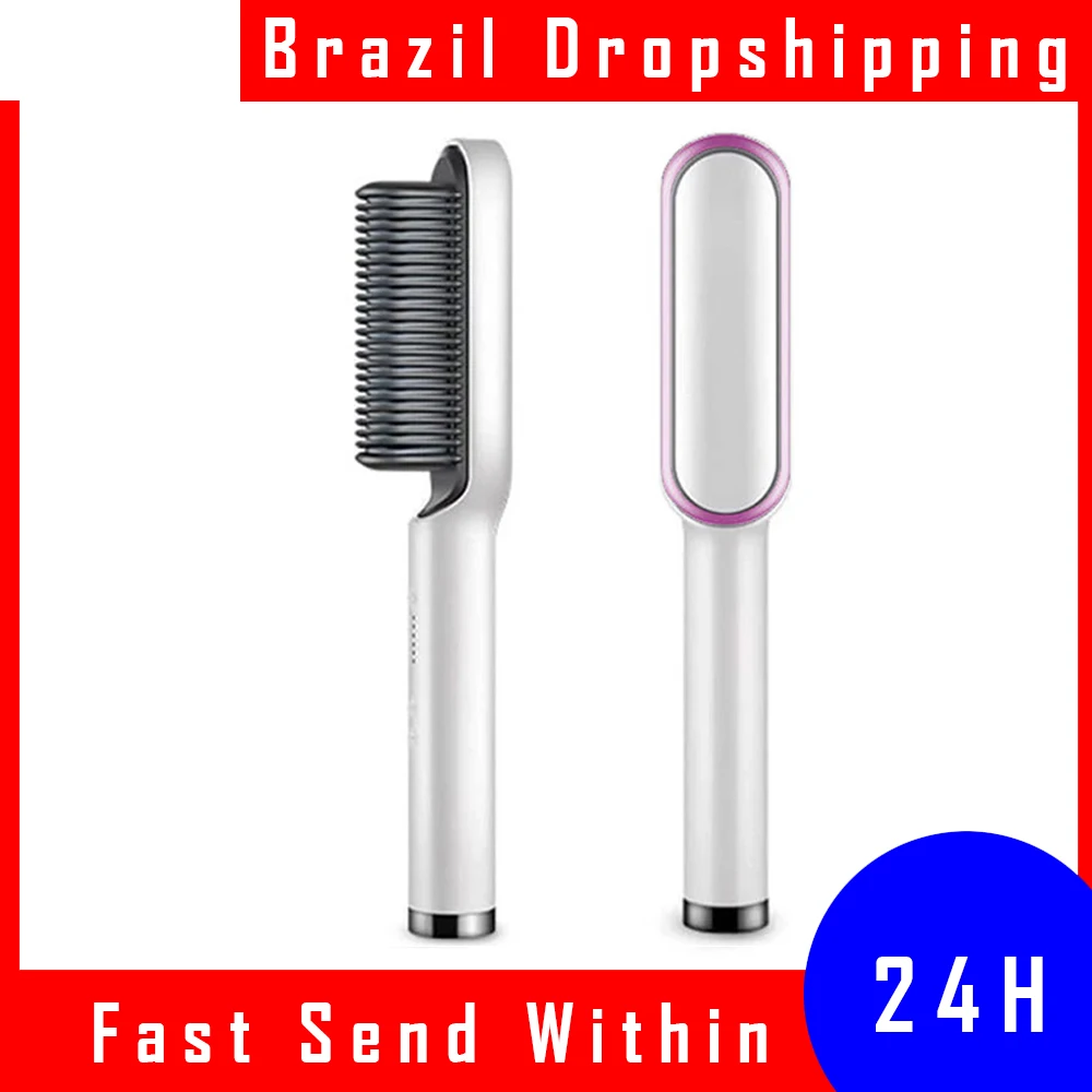 Multifunctional Professional Hair Straightener Tourmaline Ceramic Hair Curler Brush Hair Comb Straighteners Curling Hair Iron
Multifunctional Professional Hair Straightener Tourmaline Ceramic Hair Curler Brush Hair Comb Straighteners Curling Hair Iron