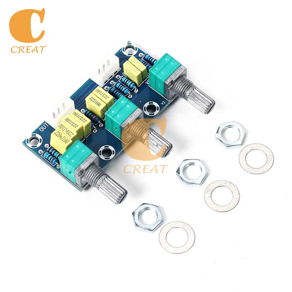 XH-M802 Passive Tone Board Amplifier Preamp Power Module Adjustable Low High Bass Volume Control HIFI Fever Grade Front Panel
XH-M802 Passive Tone Board Amplifier Preamp Power Module Adjustable Low High Bass Volume Control HIFI Fever Grade Front Panel