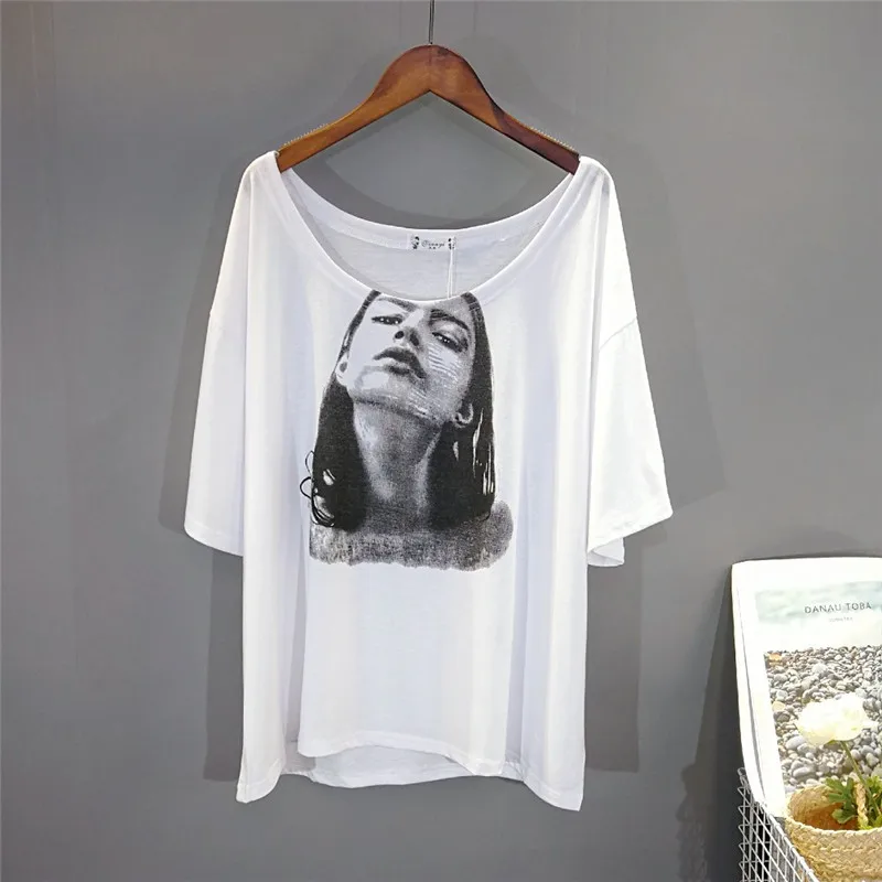 2019 Spring Loose O-Neck T-Shirts Women Character Print Sexy Casual Tshirt White Pink Tops Korea OL Clothing Fashion Streetwear
2019 Spring Loose O-Neck T-Shirts Women Character Print Sexy Casual Tshirt White Pink Tops Korea OL Clothing Fashion Streetwear