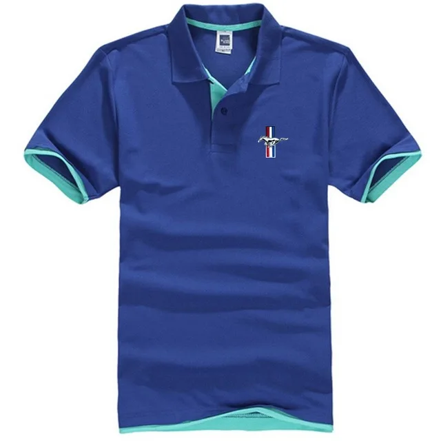 Summer Cotton Man Polo Shirts Solid Color Short Sleeve Slim Breathable Famous Men Shirts Male Ford Mustang print Tops PulloverY
Summer Cotton Man Polo Shirts Solid Color Short Sleeve Slim Breathable Famous Men Shirts Male Ford Mustang print Tops PulloverY