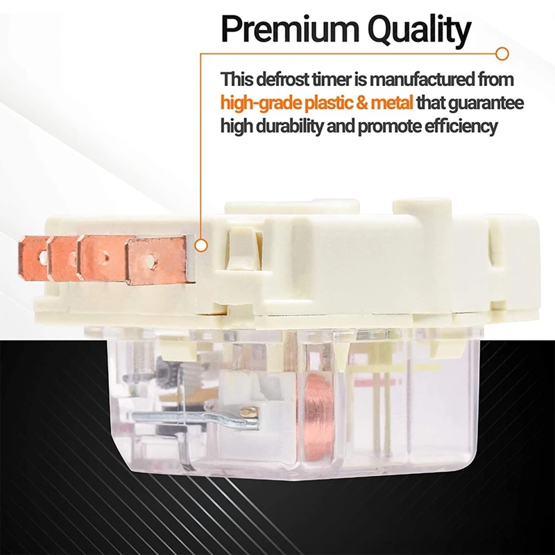 215846602 Refrigerator Defrost Timer Replacement Part Exact Fit for Frigidaire & Kenmore Refrigerators
215846602 Refrigerator Defrost Timer Replacement Part Exact Fit for Frigidaire & Kenmore Refrigerators