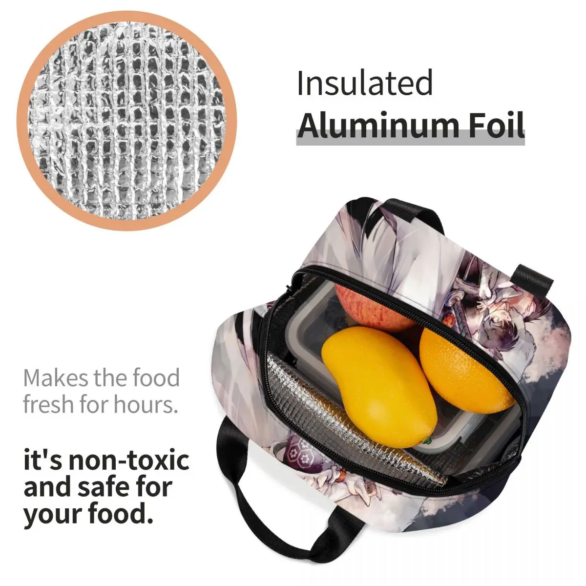 Inuyasha Cooler Bags Waterproof Portable Zipper Thermal Oxford Lunch Bags For Women Convenient Lunch Box Tote Food Bags
Inuyasha Cooler Bags Waterproof Portable Zipper Thermal Oxford Lunch Bags For Women Convenient Lunch Box Tote Food Bags