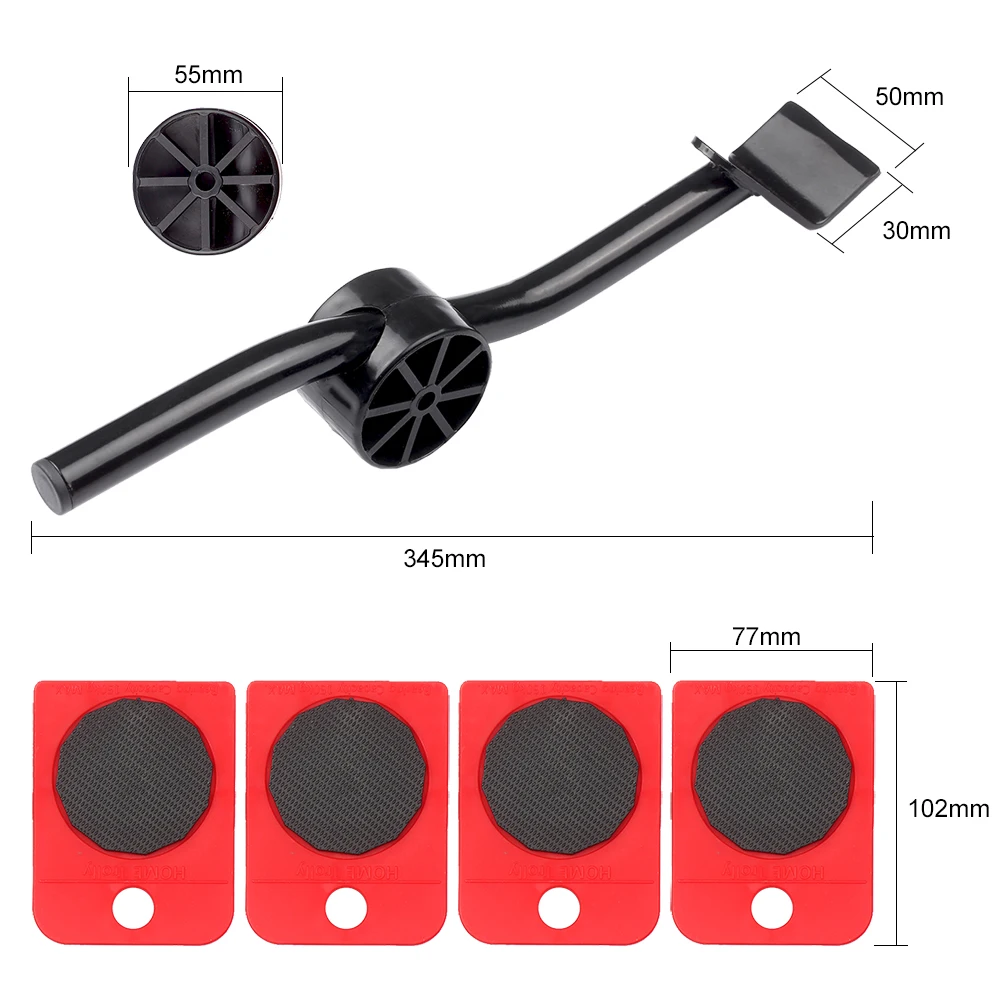 Heavy Furniture Moving Kit Easy Mover Appliance Roller Lifter Moving System with 4 Wheel Sliders Lifter Kit for Moving Table
Heavy Furniture Moving Kit Easy Mover Appliance Roller Lifter Moving System with 4 Wheel Sliders Lifter Kit for Moving Table