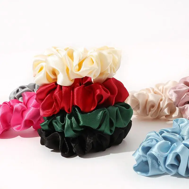 Scrunchie Hairbands Satin Large Intestine Hair Circle Imitation Silk Hair Tie Ponytail Holder Elastic Hair Accessories
Scrunchie Hairbands Satin Large Intestine Hair Circle Imitation Silk Hair Tie Ponytail Holder Elastic Hair Accessories