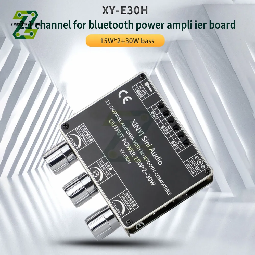 2,1 каналов для модуля аудиоусилителя мощности Bluetooth, высокий и Низкий Бас, сабвуфер 15 Вт * 2 + 30 Вт 
2,1 каналов для модуля аудиоусилителя мощности Bluetooth, высокий и Низкий Бас, сабвуфер 15 Вт * 2 + 30 Вт