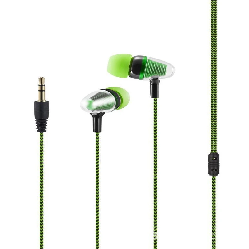 Newest 1.2m In-ear Headphone 3.5mm Bass Stereo Sports Headset Wired Braided Thread Cloth Rope Earphone Anti-noise Sleep Earplug
Newest 1.2m In-ear Headphone 3.5mm Bass Stereo Sports Headset Wired Braided Thread Cloth Rope Earphone Anti-noise Sleep Earplug
