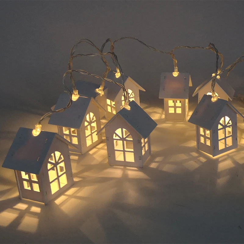 1.5M 10pcs LED Christmas Tree House Style Fairy Light Led String Wedding Natal Garland New Year Christmas Decorations For Home
1.5M 10pcs LED Christmas Tree House Style Fairy Light Led String Wedding Natal Garland New Year Christmas Decorations For Home