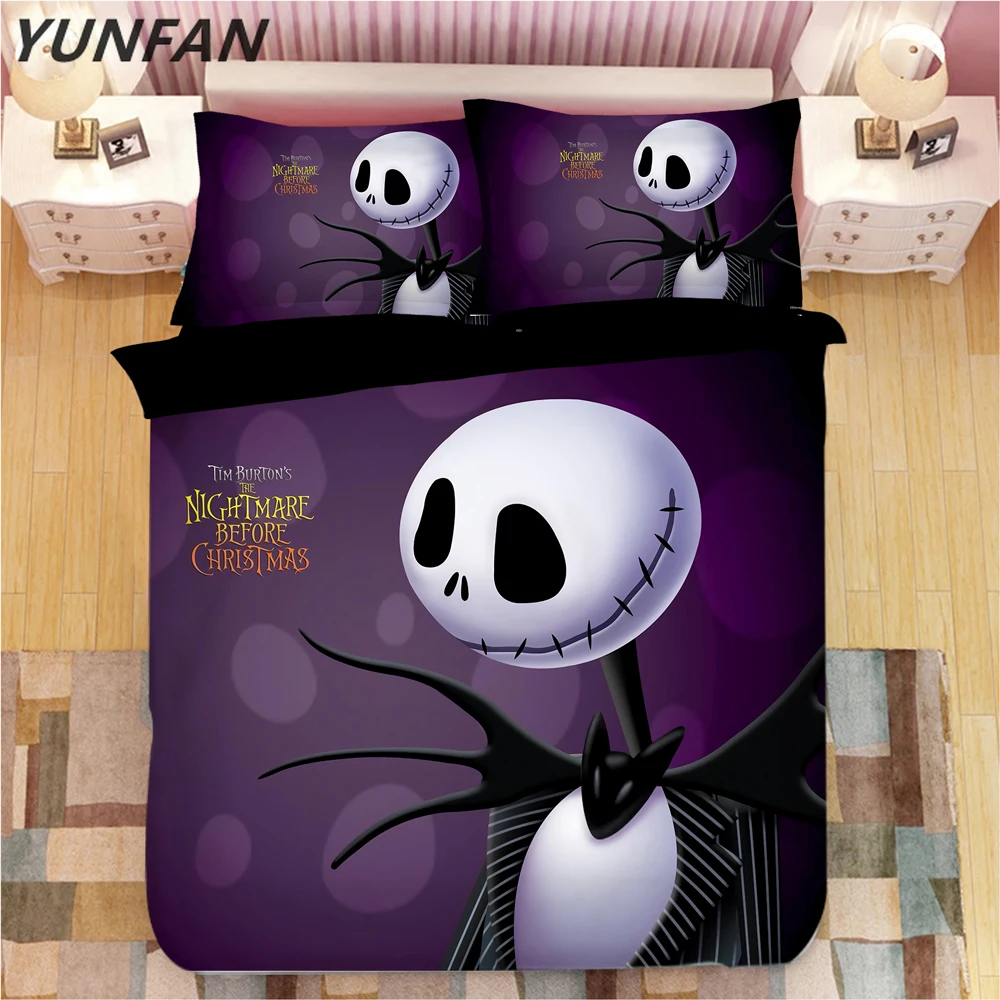 3D Nightmare Before Christmas bedding sets duvet cover sets luxury quilt cover single double full queen king cartoon bedclothes
3D Nightmare Before Christmas bedding sets duvet cover sets luxury quilt cover single double full queen king cartoon bedclothes