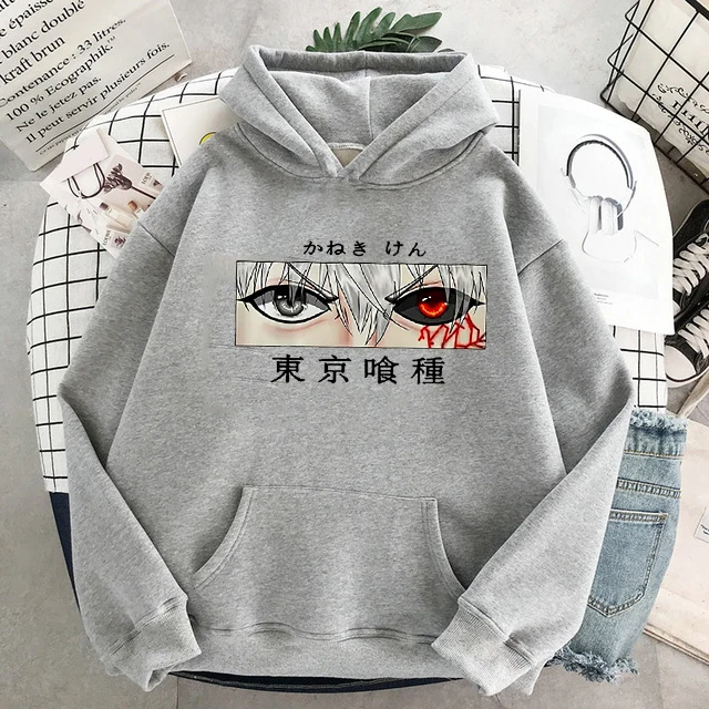 Harajuku Chic Loose Punk Sweatshirt for Tokyo Ghoul Hoodie Japanese Anime Kaneki Ken eye manga print gothic street Hot warm top
Harajuku Chic Loose Punk Sweatshirt for Tokyo Ghoul Hoodie Japanese Anime Kaneki Ken eye manga print gothic street Hot warm top