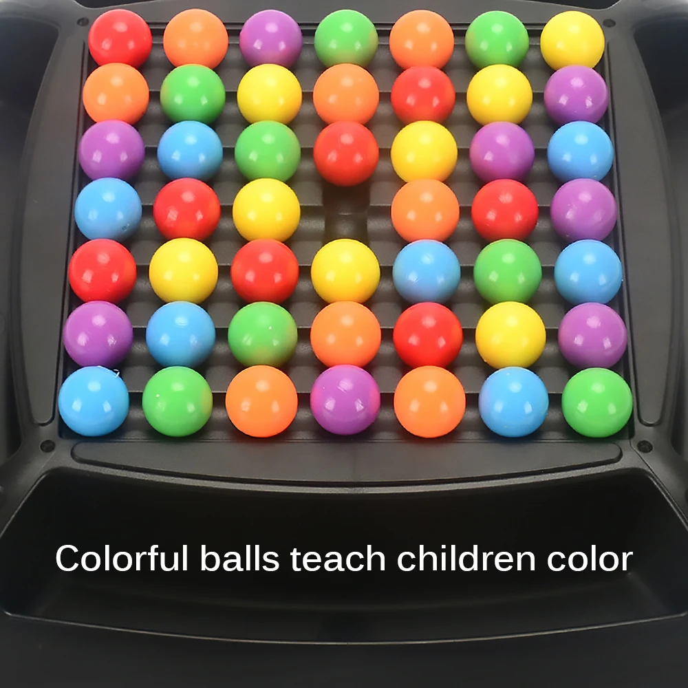 Thinking Ability Training Rainbow Ball Matching Game Interactive Toy Cultivation Color Parent-Child Relationship Gift Children
Thinking Ability Training Rainbow Ball Matching Game Interactive Toy Cultivation Color Parent-Child Relationship Gift Children