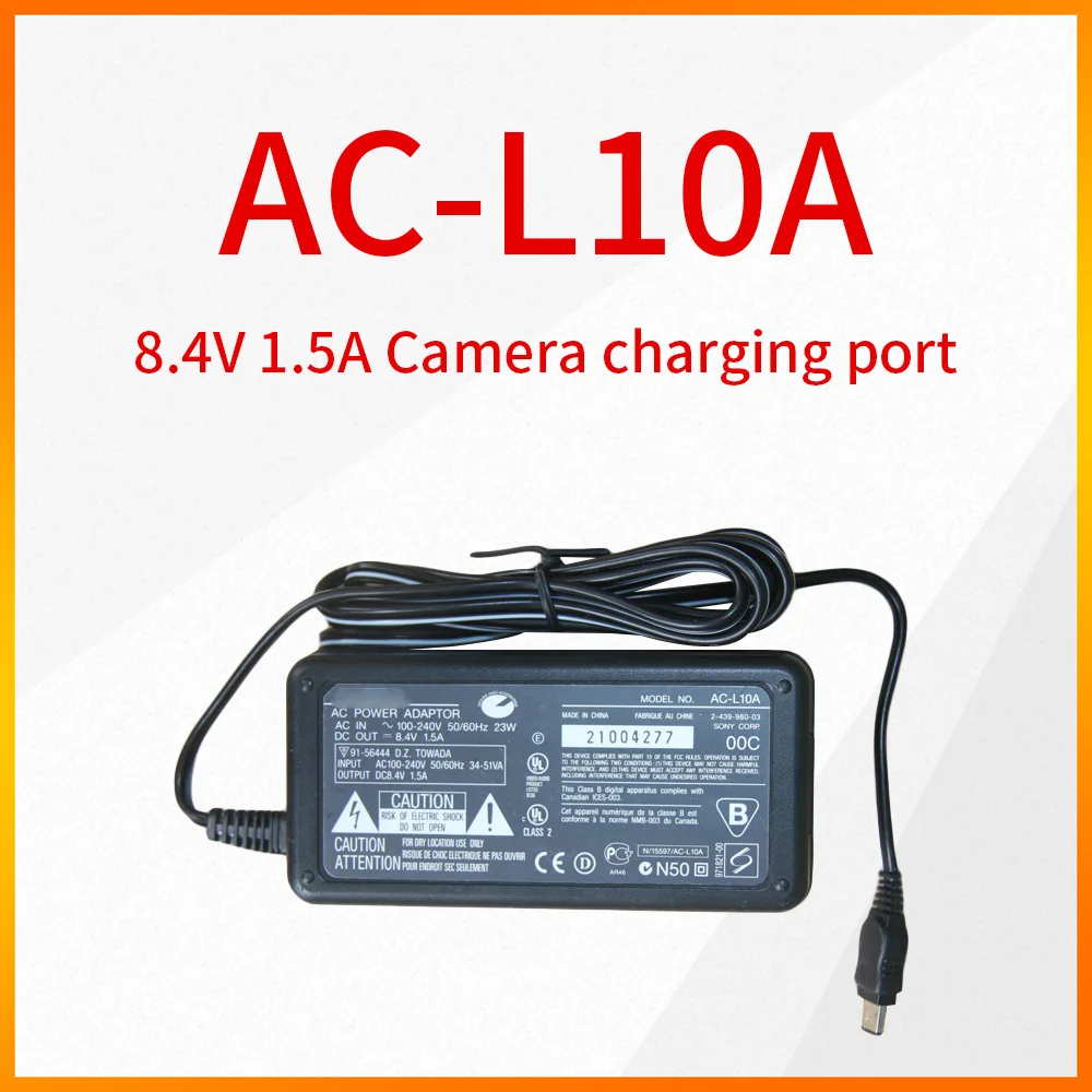Оригинальный AC-L10A 8,4 V 1.5A Камера Мощность адаптер для Sony DSC-S30 DSC-S50 DSC-S70 DCR-PC9E DCR-PC100E DCR-PC101E AC-L10 AC-L10A
Оригинальный AC-L10A 8,4 V 1.5A Камера Мощность адаптер для Sony DSC-S30 DSC-S50 DSC-S70 DCR-PC9E DCR-PC100E DCR-PC101E AC-L10 AC-L10A