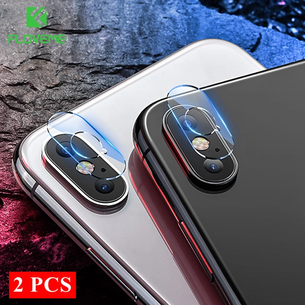 Защитная пленка для задней камеры FLOVEME iPhone XR XS Max X 8 7 6 6S Plus закаленное стекло