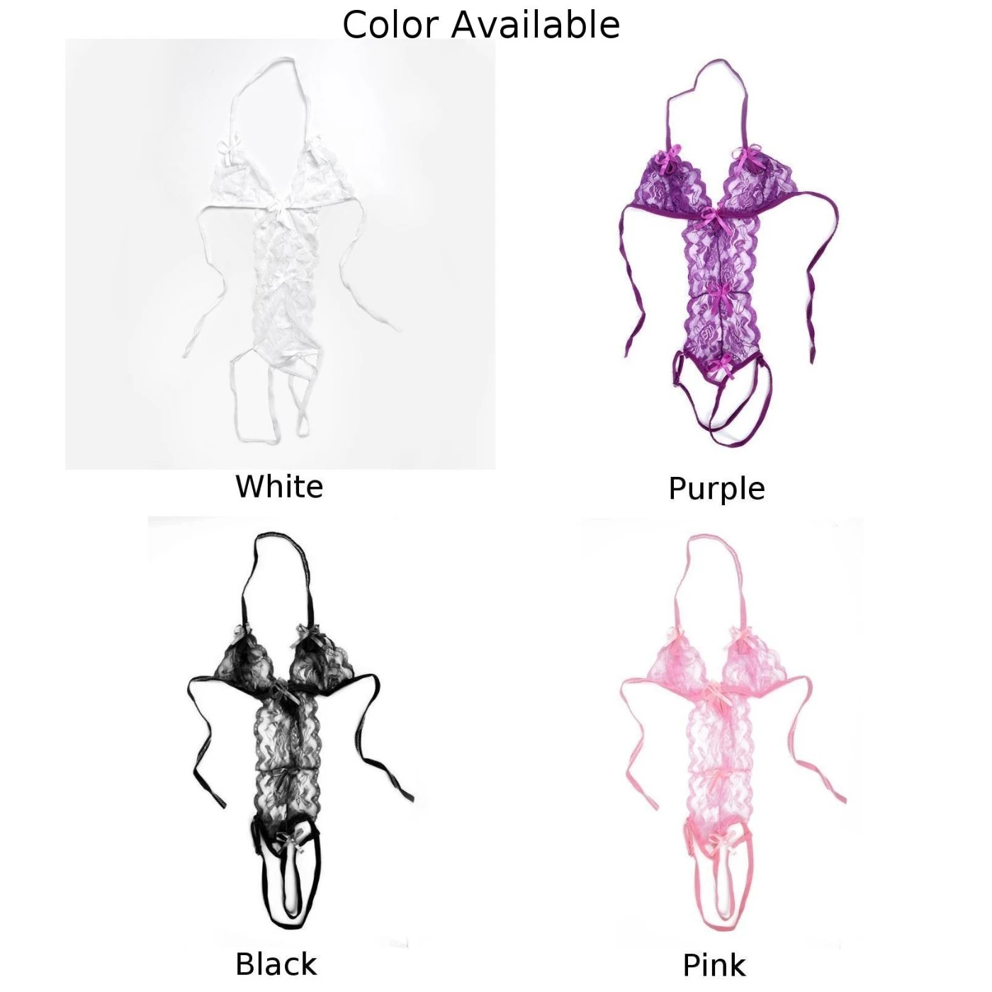 Women' Bodysuit Alluring Sexy One-piece Halter Lace Nightsuit Sleepwear Lingerie Lace Ladies Teddies
Women' Bodysuit Alluring Sexy One-piece Halter Lace Nightsuit Sleepwear Lingerie Lace Ladies Teddies