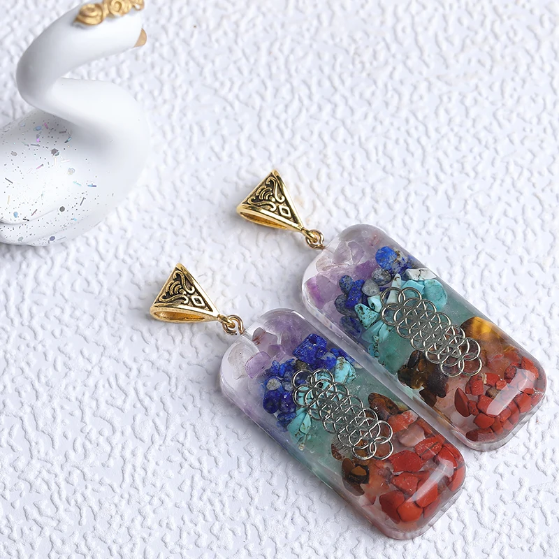 1PC Natural Crystal Seven Chakras Orgone Pendant Yoga Necklace Pendant For Unisex Charm Jewelry Gifts Free Gift Bag Packaging
1PC Natural Crystal Seven Chakras Orgone Pendant Yoga Necklace Pendant For Unisex Charm Jewelry Gifts Free Gift Bag Packaging