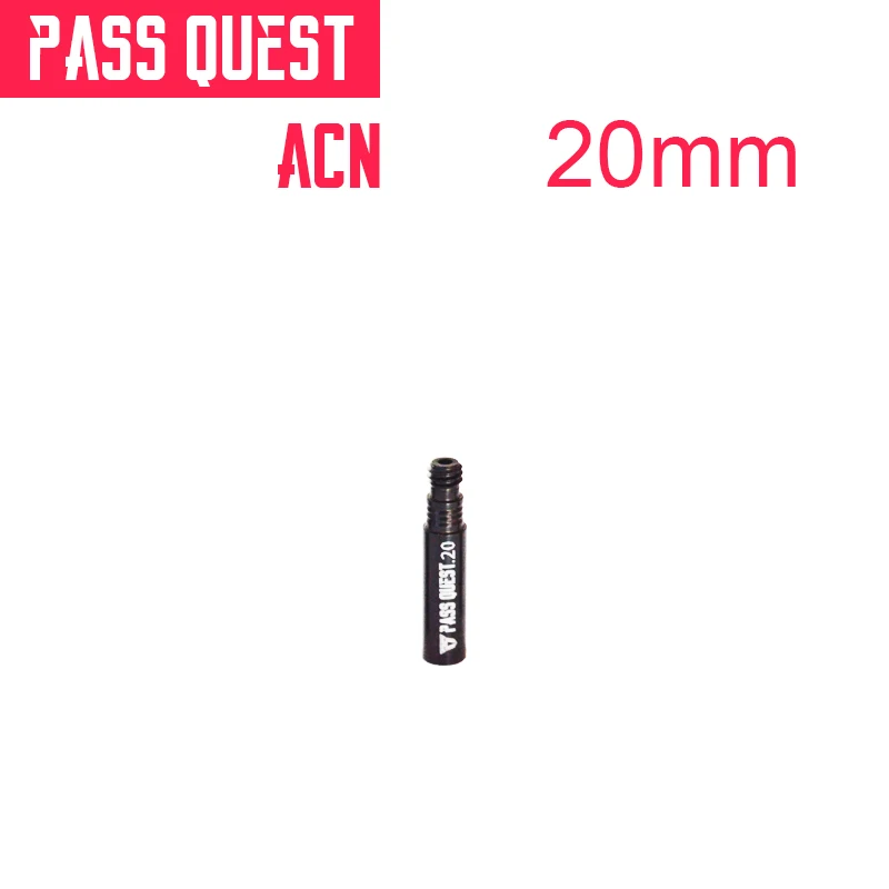 2pcs PASS QUEST Road Bicycle Valve Extension Bike vacuum rim tubeless vacuum nozzle extension nozzle 20/40/60MM