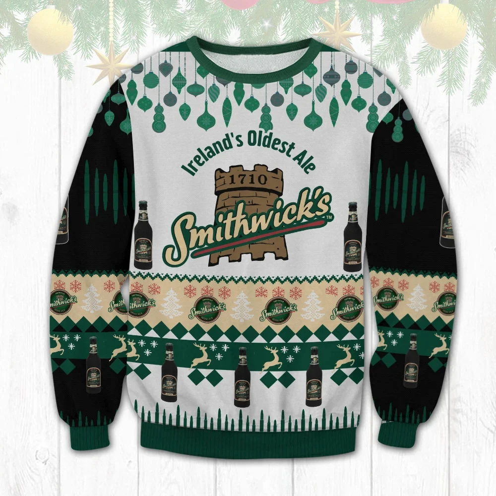 New Fashion Casual Dress Up 3D Digital Printing Wool Loose Round Neck Large Size Christmas Sweater
New Fashion Casual Dress Up 3D Digital Printing Wool Loose Round Neck Large Size Christmas Sweater