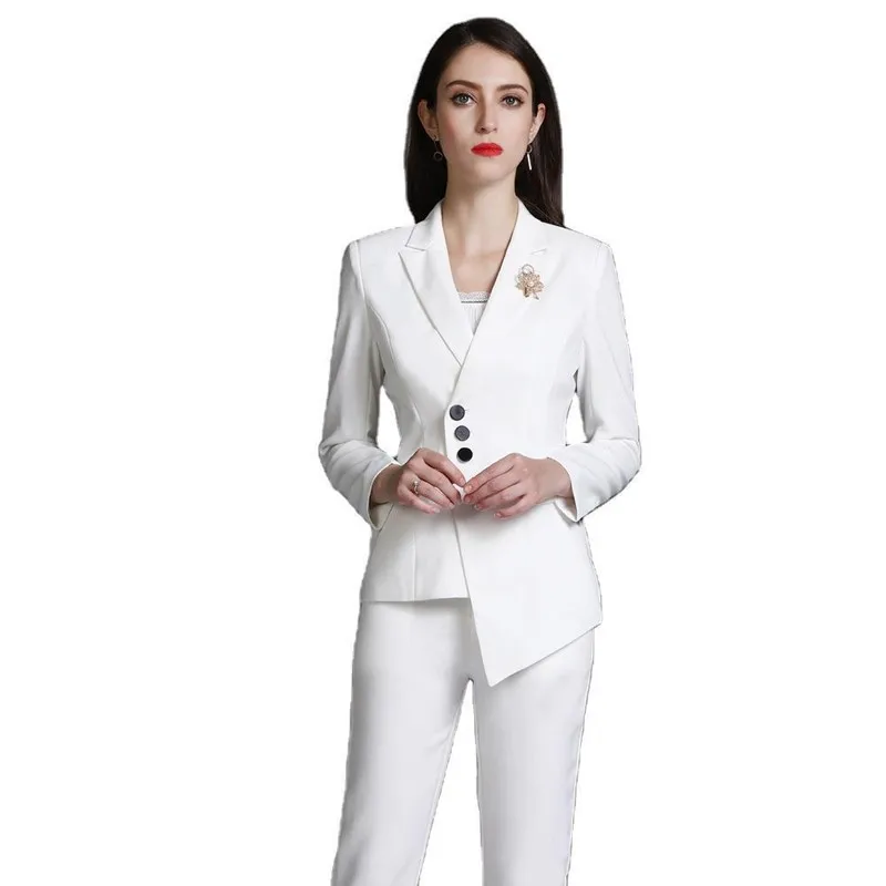 Fashion slim temperament women's suits women's pants suits female suits two-piece asymmetric blazer+ trousers костюм женский
Fashion slim temperament women's suits women's pants suits female suits two-piece asymmetric blazer+ trousers костюм женский