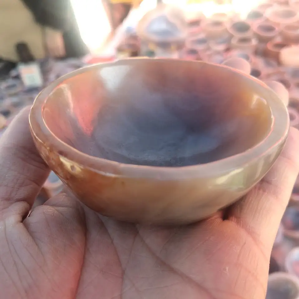 1pcs Natural crystal agate bowl agate Ashtray crystal ashtray home decoration stones and minerals Healing crystals
1pcs Natural crystal agate bowl agate Ashtray crystal ashtray home decoration stones and minerals Healing crystals