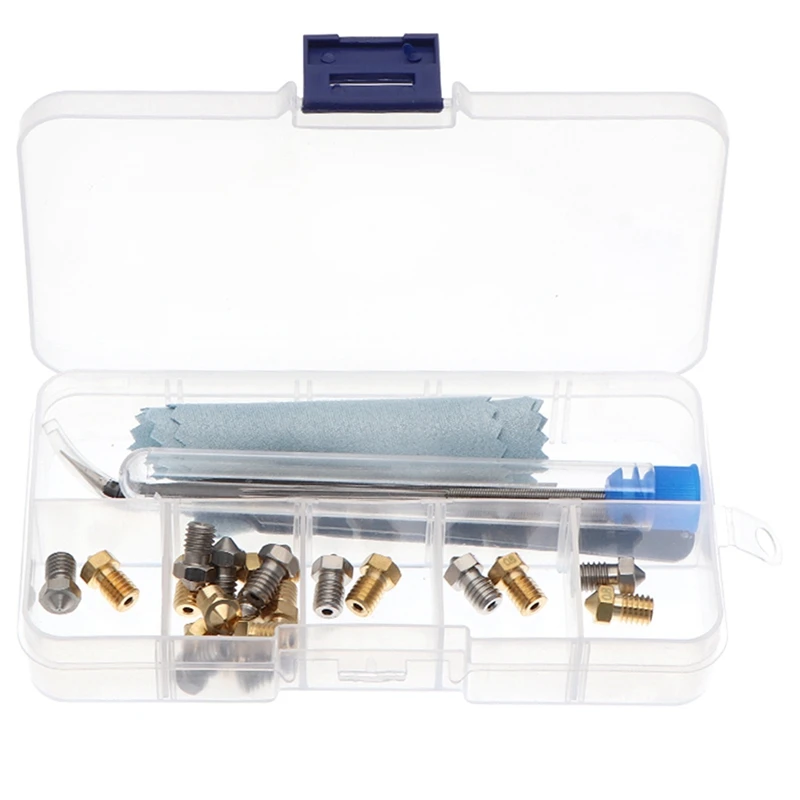 25 штук в штучной упаковке Форсунка для 3D-принтера, внешний диаметр 7 мм 1,75 расходных материалов, латунная форсунка из нержавеющей стали 
25 штук в штучной упаковке Форсунка для 3D-принтера, внешний диаметр 7 мм 1,75 расходных материалов, латунная форсунка из нержавеющей стали