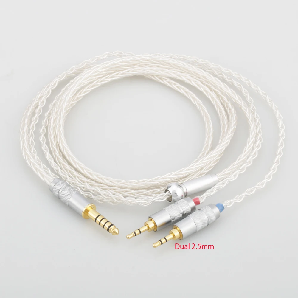 Кабель со сбалансированным штекером 4 мм и двойным 2 5 совместимый с Hifiman HE400S HE 400I