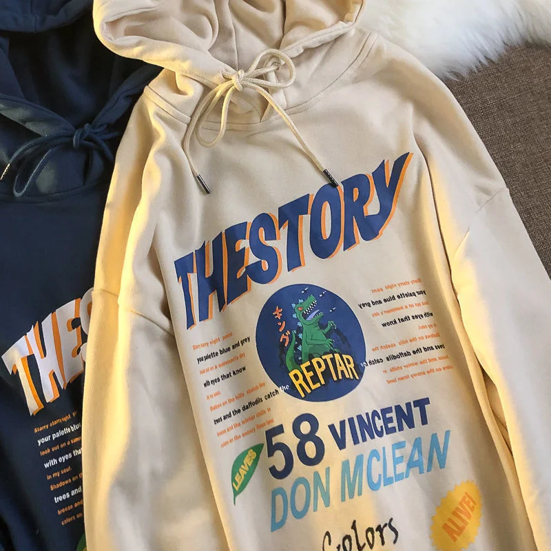 Dinosaur Letters Print Vintage Brand Hoodie for sweatshirt women New Spring Thin Long Sleeve Tops Women New Korean Fashion
Dinosaur Letters Print Vintage Brand Hoodie for sweatshirt women New Spring Thin Long Sleeve Tops Women New Korean Fashion